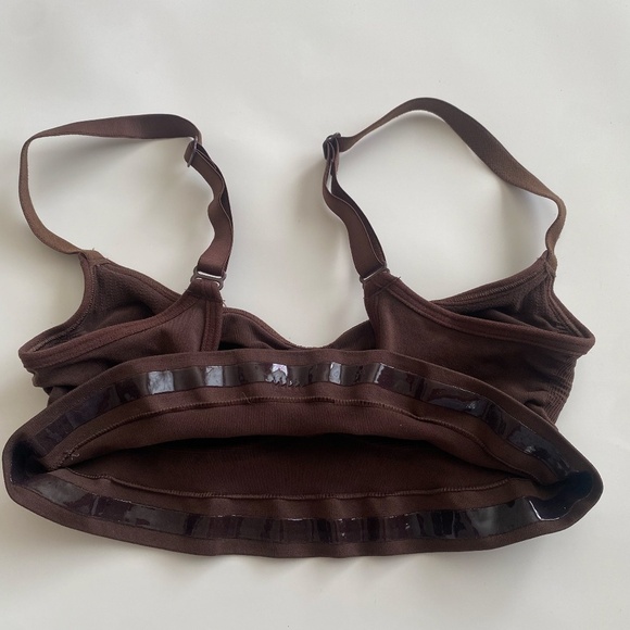 NEW SKIMS SEAMLESS SCULPT BRALETTE ESPRESSO or COCOA size Large - Picture 5 of 6